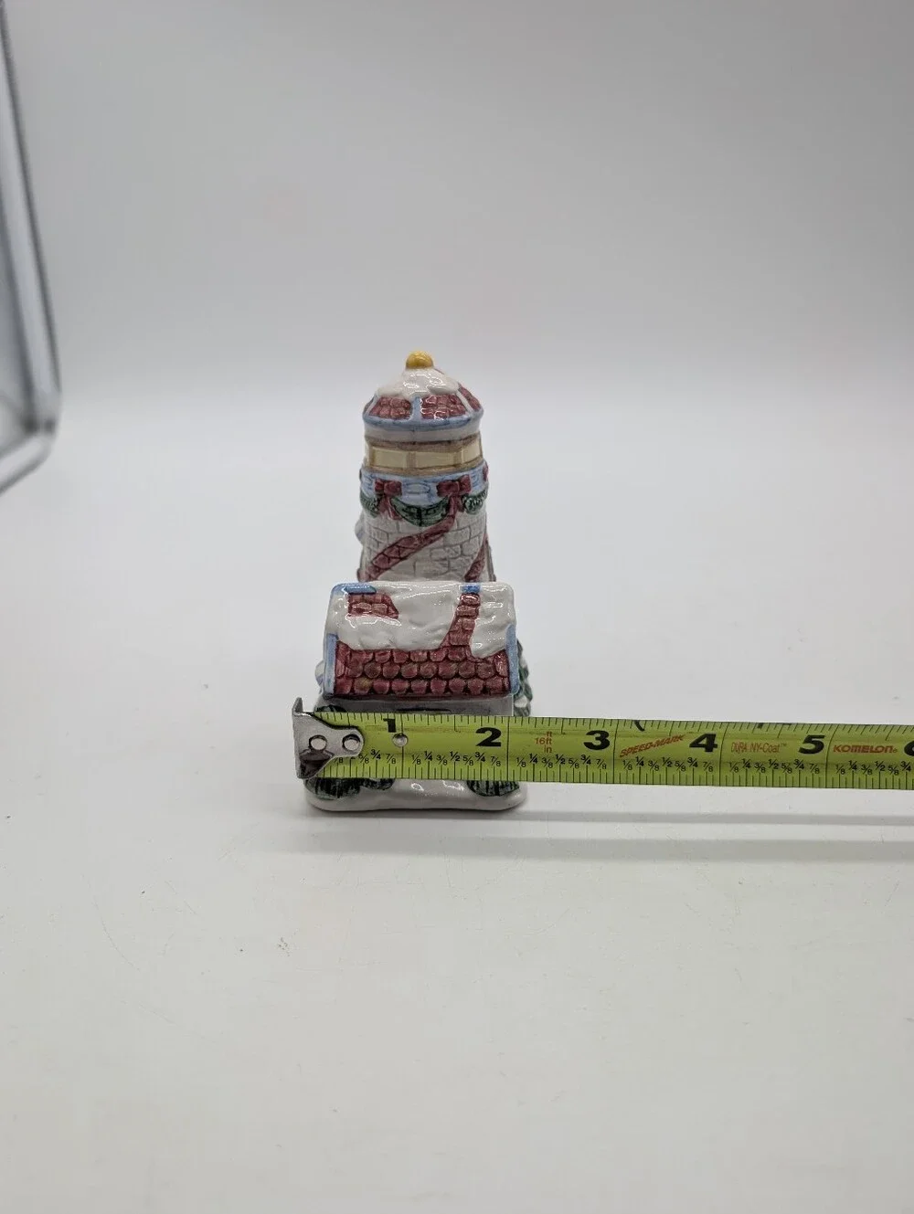 Vintage 1996 YH Christmas Lighthouse Salt & Pepper Shakers Holiday Set